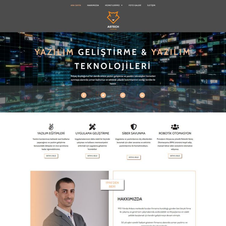 Yazılım Bilişim Firması Tasarım Paketi 01