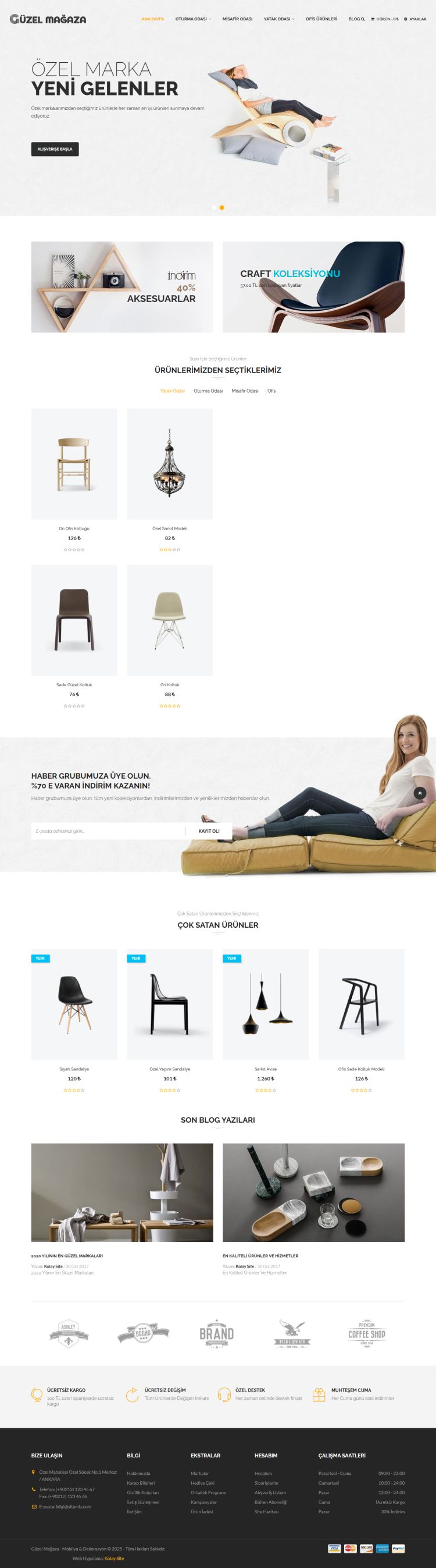 Mobilya Ürün Satış Tasarımı